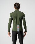 CASTELLI maillot de invierno de manga larga - FONDO - verde