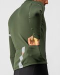 CASTELLI maillot de invierno de manga larga - FONDO - verde