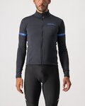 CASTELLI maillot de invierno de manga larga - FONDO - negro