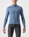 CASTELLI maillot de invierno de manga larga - PRO THERMAL LS - azul