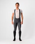 CASTELLI pantalones largos con tirantes - VELOCISSIMO 5 - gris