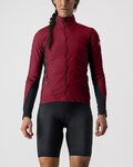 CASTELLI chaqueta cortaviento - UNLIMITED W PUFFY - granate
