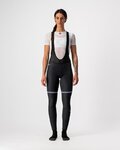 CASTELLI pantalones largos con tirantes - POLARE W - negro