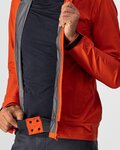 CASTELLI impermeable - COMMUTER REFLEX - naranja/rojo