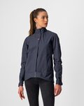 CASTELLI impermeable - COMMUTER W REFLEX - azul