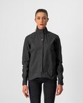 CASTELLI impermeable - COMMUTER W REFLEX - negro