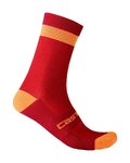 CASTELLI calcetines clásicos - ALPHA 18 - rojo
