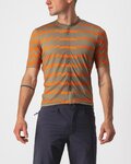 CASTELLI jersey de manga corta - UNLIMITED STERRATO - verde/naranja