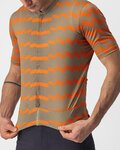CASTELLI jersey de manga corta - UNLIMITED STERRATO - verde/naranja