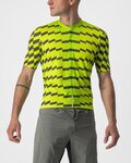 CASTELLI jersey de manga corta - UNLIMITED STERRATO - verde claro/gris