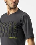 CASTELLI jersey de manga corta - TRAIL TECH - gris