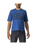 CASTELLI jersey de manga corta - TRAIL TECH - azul