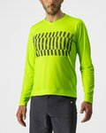 CASTELLI maillot de verano de manga larga - TRAIL TECH - verde claro