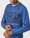 CASTELLI maillot de verano de manga larga - TRAIL TECH - azul
