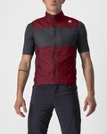 CASTELLI chaleco - UNLIMITED PUFFY - granate