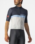CASTELLI jersey de manga corta - A BLOCCO - azul/blanco