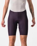 CASTELLI pantalones cortos sin tirantes - FREE AERO RC W SHORT - púrpura