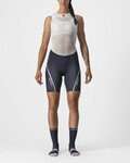 CASTELLI pantalones cortos sin tirantes - VELOCISSIMA 3 - azul/plateado