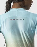 CASTELLI jersey de manga corta - CLIMBER'S 2.0 W - azul claro/naranja