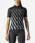 CASTELLI jersey de manga corta - PENDIO - negro/blanco