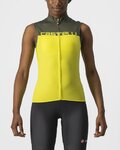 CASTELLI maillot sin mangas - VELOCISSIMA - amarillo/verde