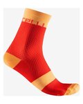 CASTELLI calcetines clásicos - VELOCISSIMA 12 - rojo