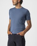 CASTELLI Camiseta de manga corta - TECH 2 TEE - azul