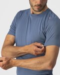 CASTELLI Camiseta de manga corta - TECH 2 TEE - azul