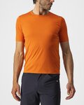 CASTELLI Camiseta de manga corta - TECH 2 TEE - naranja