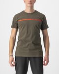 CASTELLI Camiseta de manga corta - VENTAGLIO TEE - verde