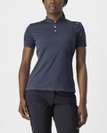 CASTELLI Camiseta de manga corta - TECH 2 POLO - azul