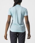 CASTELLI Camiseta de manga corta - TECH 2 POLO - azul claro