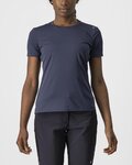 CASTELLI Camiseta de manga corta - TECH 2 TEE - azul