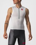 CASTELLI maillot sin mangas - FREE TRI 2 - blanco/negro