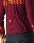 CASTELLI maillot de verano de manga larga - UNLIMITED THERMAL - granate