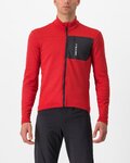 CASTELLI maillot de invierno de manga larga - UNLIMITED TRAIL - rojo/gris