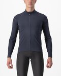 CASTELLI maillot de invierno de manga larga - FLIGHT LS AIR - azul