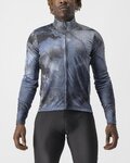 CASTELLI maillot de invierno de manga larga - VENTAGLIO - azul/gris
