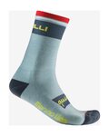 CASTELLI calcetines clásicos - QUINDICI SOFT MERINO - verde claro