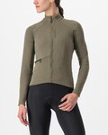 CASTELLI maillot de invierno de manga larga - UNLIMITED TRAIL W - marrón