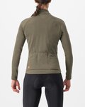 CASTELLI maillot de invierno de manga larga - UNLIMITED TRAIL W - marrón