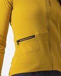 CASTELLI maillot de invierno de manga larga - UNLIMITED TRAIL W - amarillo