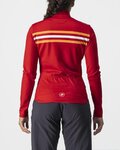 CASTELLI maillot de verano de manga larga - UNLIMITED W THERMAL - rojo