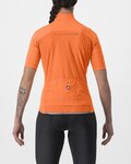 CASTELLI jersey de manga corta - PERFETTO RoS 2 W WIND - naranja