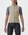 CASTELLI chaleco - PERFETTO RoS 2 W - beige