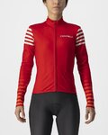 CASTELLI maillot de invierno de manga larga - AUTUNNO - rojo