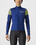 CASTELLI maillot de invierno de manga larga - AUTUNNO - azul