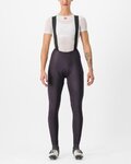 CASTELLI pantalones largos con tirantes - FREE AERO RC W DT - púrpura