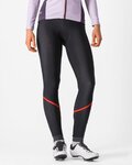 CASTELLI pantalones largos con tirantes - VELOCISSIMA DT - negro