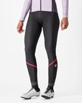 CASTELLI pantalones largos sin tirantes - VELOCISSIMA THERMAL - negro